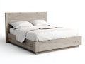 Doppelbett Holz 208x172x98 cm - Natur - modernes Schlafzimmerdesign
