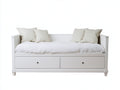Schlafsofa Holzwerkstoff 202x87x88 cm Weiß - klassisches Tagesbett mit Stauraum für Schlafzimmer